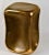 Ceramic Square Ceramic Black and Gold Side Table For Sale - Image 7 of 10