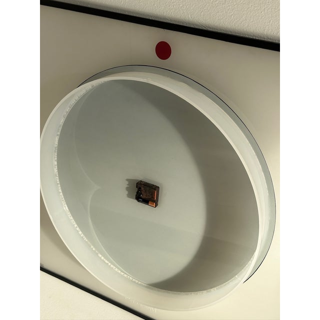 Wall Clock by Kurt B. Delbanco for Acerbis, 1980s, in Flawless conditions. Designed 1980 to 1989 This piece has an...