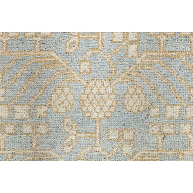 Early 21st Century Traditional-Style Samarkand Tan Oversized Rug "Mosaika" by Doris Leslie Blau For Sale - Image 5 of 8