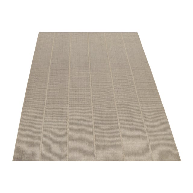 Handwoven in wool, a 10x14 Kilim from a bold new line of contemporary flatweaves by Rug & Kilim. On the Design: Connoting...