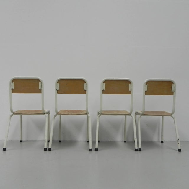 School Desk Chairs, Set of 4 For Sale - Image 12 of 18