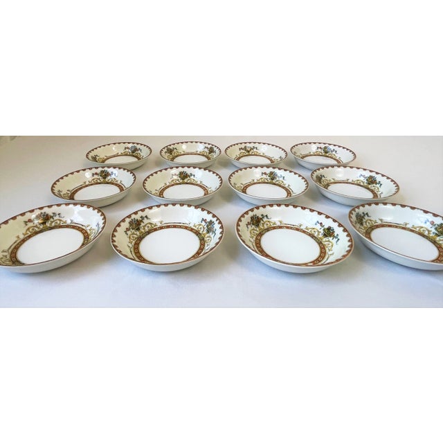 Circa 1960s Vintage Noritake 'Superba' Pattern Small Bowls Set of 12