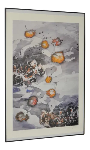 Marlene Tseng Yu "Wind - Early Winter" Signed Lithograph c.1966