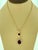 Gemstone 6 Carat Oval Shape Garnet and 0.6 Carat Diamond Necklace in 14 Karat Yellow Gold For Sale - Image 7 of 18