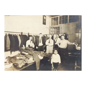 Vintage Tailor Shop With Coca Cola Clock Photograph
