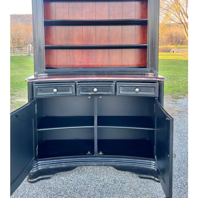 2000 - 2009 Hooker Furniture Indigo Creek Buffet With Hutch For Sale - Image 5 of 11