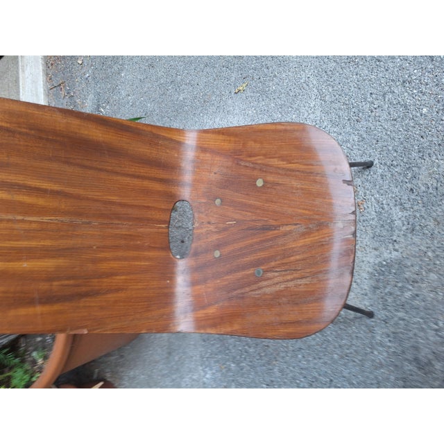 Mid-Century Modern Medea Chairs with Straight Backrests by Vittorio Nobili for Medea, 1950s, Set of 5 For Sale - Image 3 of 11