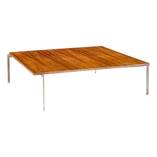 Poul Kjærholm for Fritz Hansen Pk61 Mid Century Danish Rosewood Coffee Table For Sale