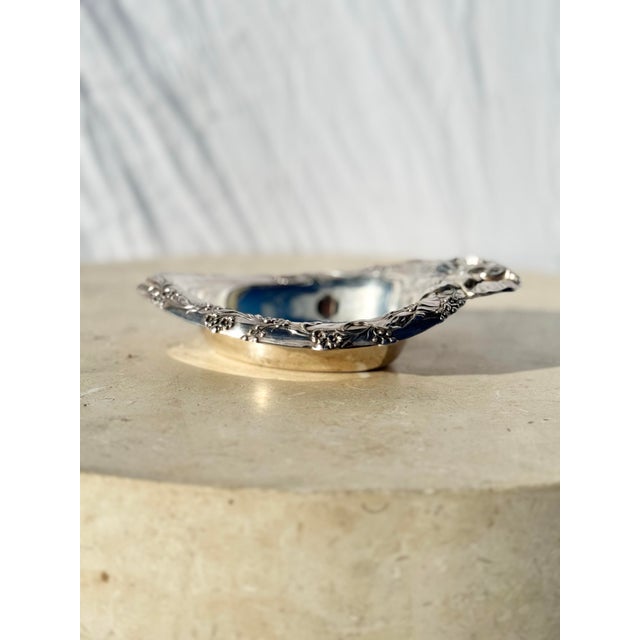 Vintage Reed & Barton 230 Silver-Plated Heart Dish – Ornate Anniversary Gift For Sale - Image 12 of 12