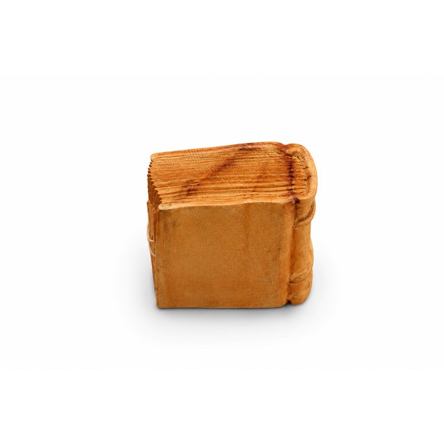 1990s Livio De Marchi Italian Hand-Carved Wooden Book Sculptures With Drawers – Set of 3 For Sale - Image 5 of 8
