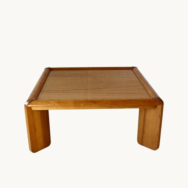 Wood Vintage Coffee Table, Italy, 1960s For Sale - Image 7 of 7