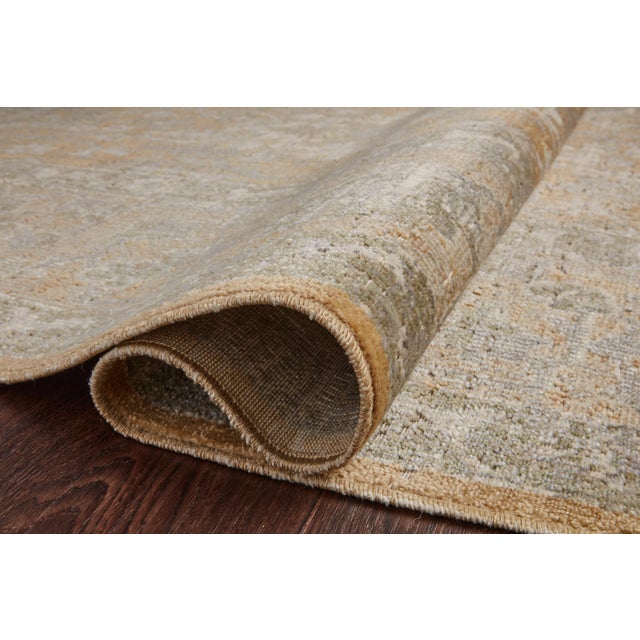 Traditional Chris Loves Julia x Loloi Rosemarie Gold / Sand 2'-7" x 4' Accent Rug For Sale - Image 3 of 6
