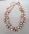 Metal Vintage 1960s Signed Vendome Pink Beaded Faux-Pearl Necklace For Sale - Image 7 of 11