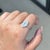 18k Gold Marquise Cut Paraiba Tourmaline Ring With Double Halo Diamonds Size 6.5 For Sale - Image 9 of 18