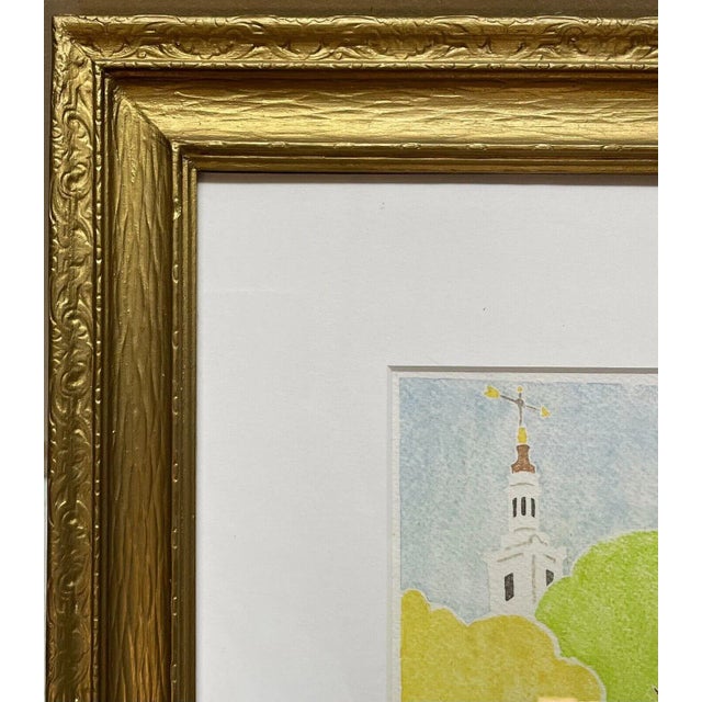 Original Peter S Marshall 'provincetown Cottage' White Line Woodcut - Cape Cod For Sale - Image 9 of 11