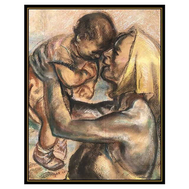 Figurative Mid 20th Century Mother and Child, John E. Costigan For Sale - Image 3 of 5