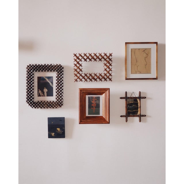 French Faux Bamboo Mirror For Sale - Image 9 of 10