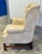 Ecru Henredon Tufted Back Chippendale Style Wingchair For Sale - Image 8 of 11