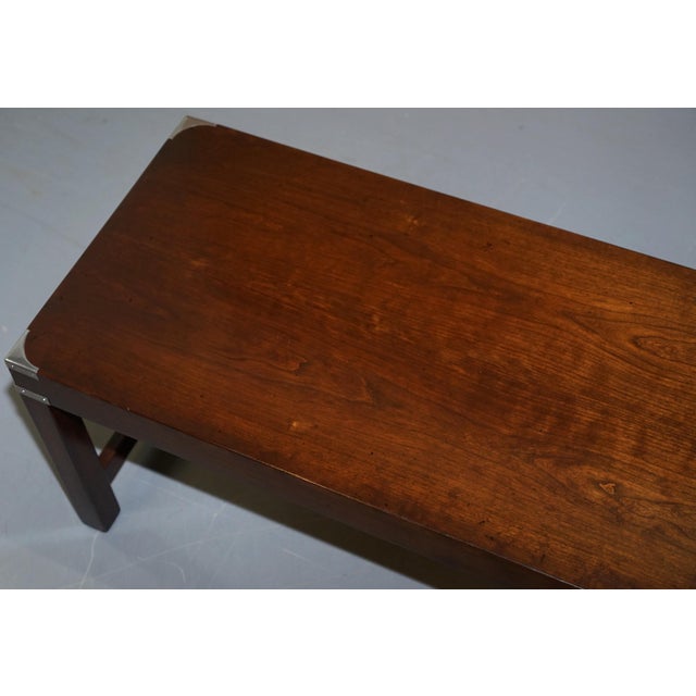 Military Campaign Coffee Table by Kennedy for Harrods London For Sale - Image 5 of 14