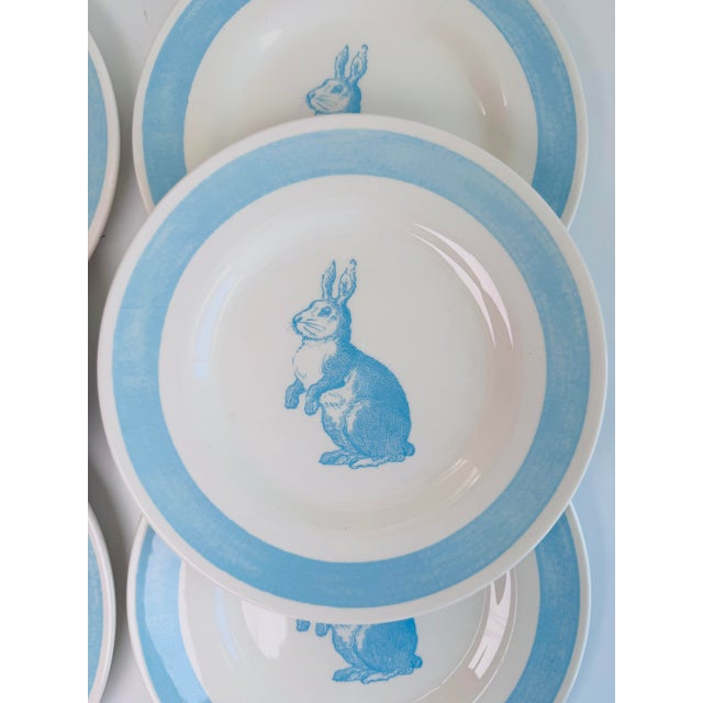 The sweetest dinner plates depicting a vintage bunny. These are fabulous for your chic cottage home, birthday luncheons...