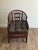 Brown 1970s Brighton Pavilion Style Bamboo Rattan Cane Armchair For Sale - Image 8 of 8