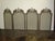 Unique Fireplace Screen in Fair Rustic Vintage Condition. It is Solid and Firm. But there is wear to the finish. Please...