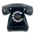 Vintage 1940s Western Electric Model 302 Black Rotary Desk Phone For Sale