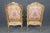 Late 19th Century Pair French Late 19th Century Louis Xv Style Carved Gold Gilt Armchairs For Sale - Image 5 of 17
