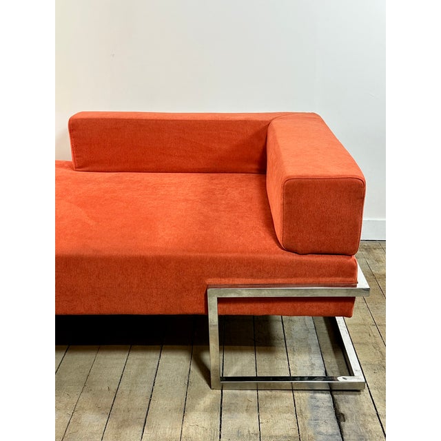 Daybed / bench / Sofa Orizzonte by Luca Scacchetti Italy published by Rossin Srl 1980 Structure in solid wood and plywood;...