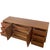 Brown American of Martinsville Harlequin Diamond Front Triple Dresser, MCM For Sale - Image 8 of 13