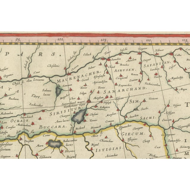 Blaeu Map of Middle Eastern, 1642 For Sale - Image 10 of 11