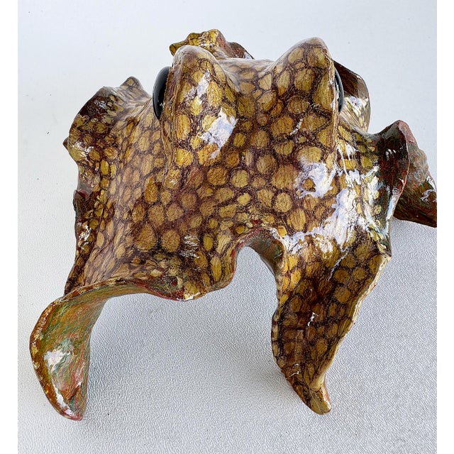 Mid-Century Modern Vintage Artisan Ceramic Undulating Octopus Sculpture For Sale - Image 3 of 9