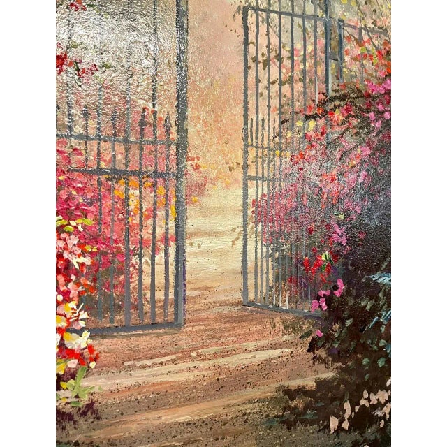 Juan Archuleta Gates and Garden Painting For Sale - Image 12 of 13