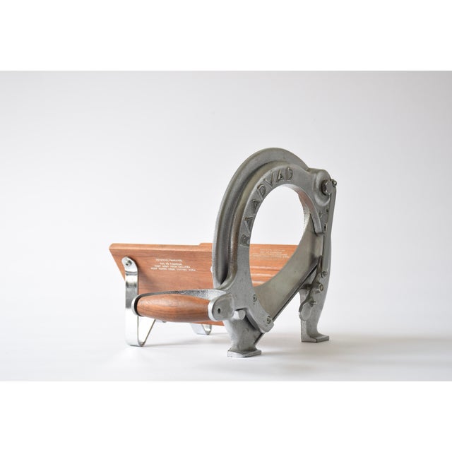 Danish Silver and Dark Wood Model 294 Bread Slicer from Raadvad, 1980s For Sale - Image 15 of 15