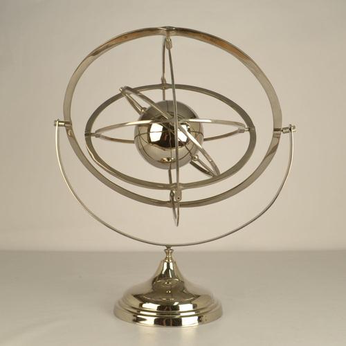 Education Model Sculpture in Chrome, 1980s For Sale - Image 4 of 9