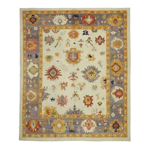 Turkish Oushak Rug - 12'10 X 15'06