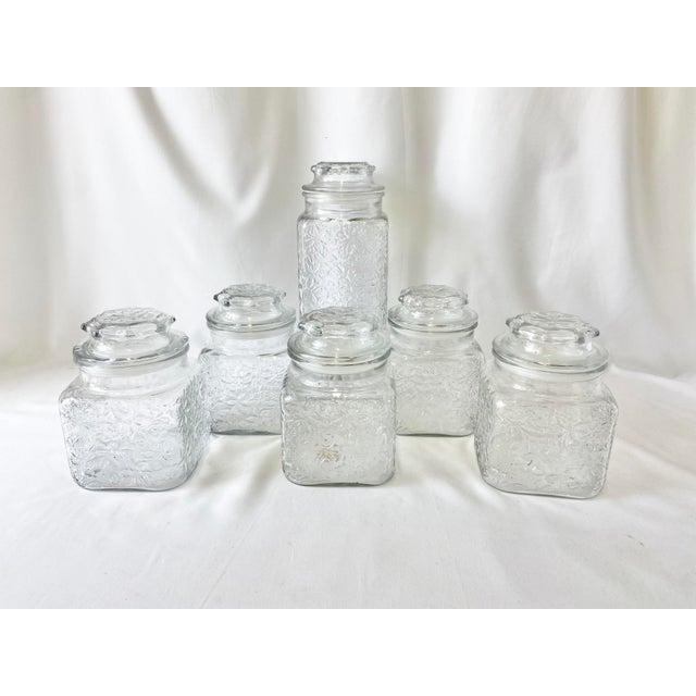 Princess House 'Fantasia' Crystal Canisters Set of 6 Chairish