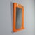 Vintage Aluminium and Plastic Mirror with 4 Lights, Italy, 1970s For Sale - Image 3 of 12