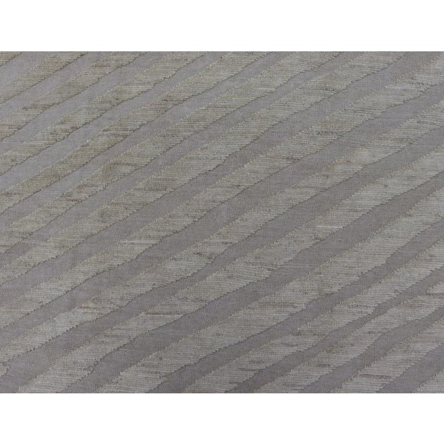 Modern Hand-Knotted Wool Rug by Keivan Woven Arts 9'4 X 11'9 For Sale In Atlanta - Image 6 of 12