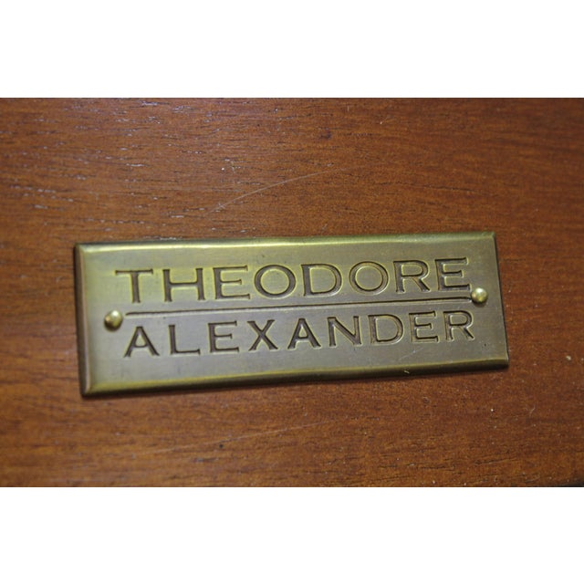 Theodore Alexander Bronze Mounted Corner Cabinet For Sale - Image 18 of 18