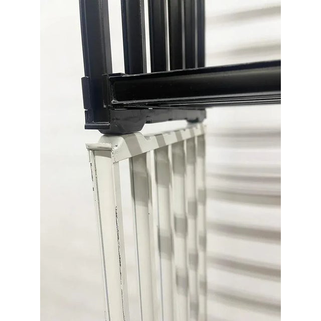 Metal Modular Wall Bookcase attributed to Tjerk Reijenga for Pilastro, 1960s For Sale - Image 7 of 8