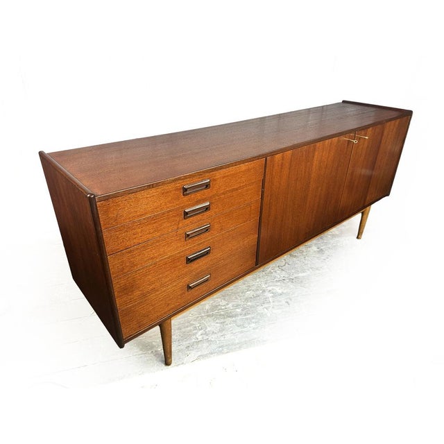 Vintage Scandinavian Teak Ulferts Tibro Sideboard by Tage Olofsson for Heals, 1950s For Sale - Image 16 of 18