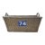 Rustic Primitive Farmhouse French Wicker Market Basket With Number Plate For Sale