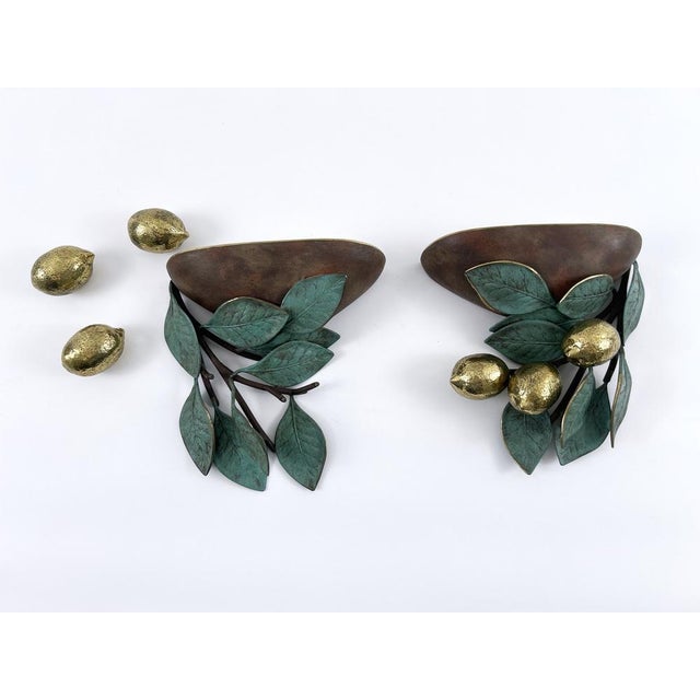 Mid-Century Brass Lemon Sconces by Hans Möller, 1970s, Set of 2 For Sale - Image 17 of 18