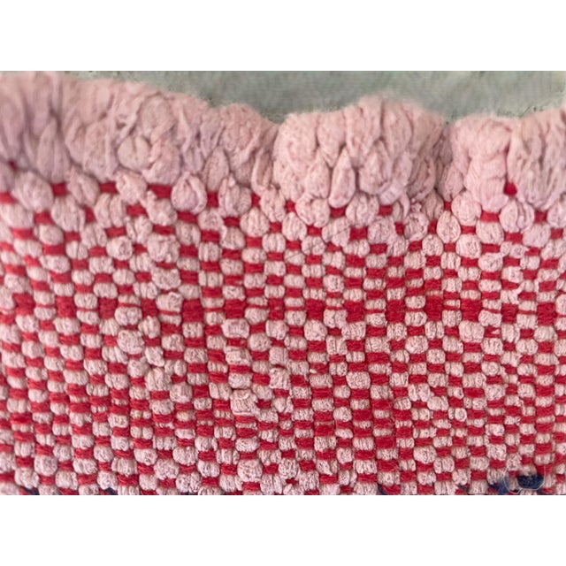 Vintage Berber Boucherouite Rug For Sale - Image 10 of 11