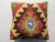 Turkish Kilim Rug Pillow For Sale - Image 3 of 11