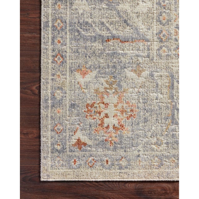 Loloi Rugs Chris Loves Julia x Loloi Rosemarie Oatmeal / Lavender 5' x 7'-10" Area Rug For Sale - Image 4 of 6