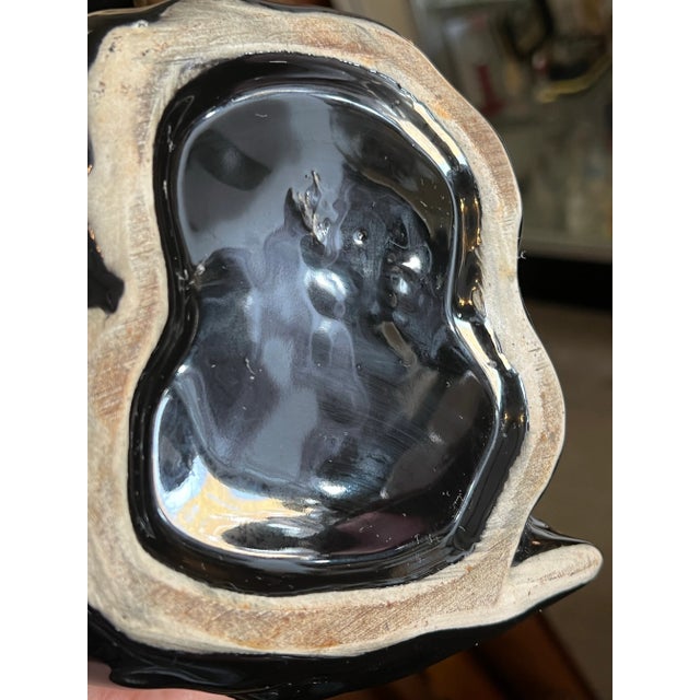 Black Mid 20th Century Black Swan Planter For Sale - Image 8 of 8