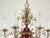 Antique 6 Light Shimmering Oxblood Empire Brass Cut Lead Crystal Chandelier ~ Rewired ~ Restored ~ Rejuvenated ~ Ready to Hang ~ For Sale - Image 10 of 12