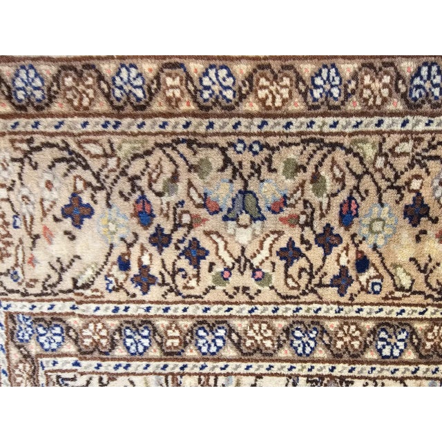 Vintage Turkish Hereke Room Size Rug, Hand-Woven Wool, Allover Pattern, 7' x 10' For Sale - Image 16 of 17